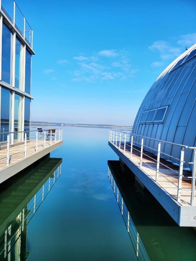 Schwimmendes Ferienhaus Silent Elsterheide Dış mekan fotoğraf
