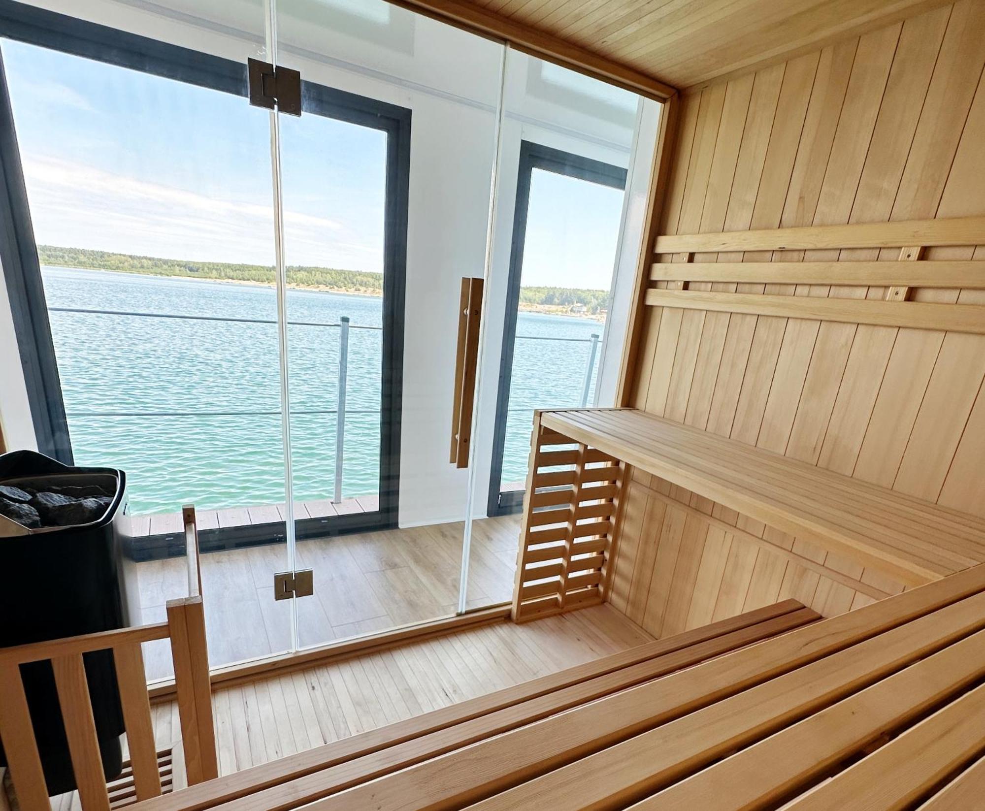 Schwimmendes Ferienhaus Silent Elsterheide Dış mekan fotoğraf